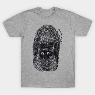 cute surprised black cat T-Shirt